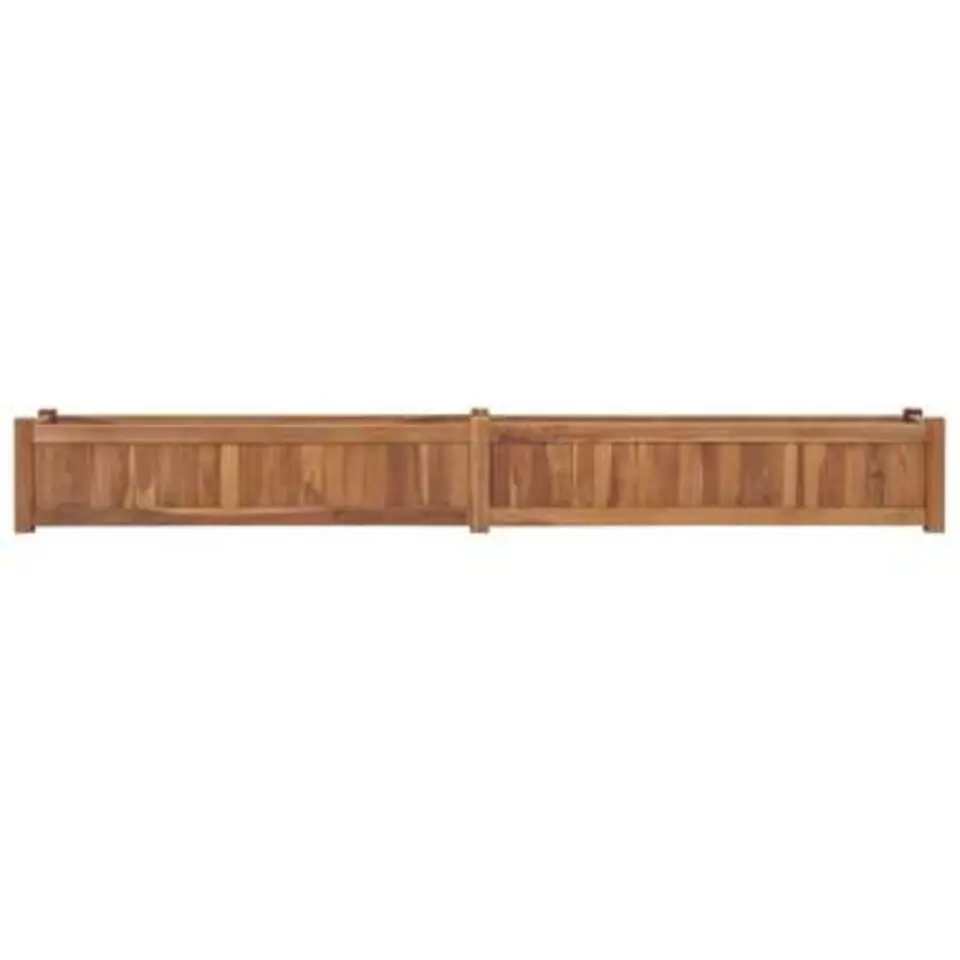 vidaXL - Verhoogde Plantenbak - Bruin - Hout - 200 x 30 x 25 cm
