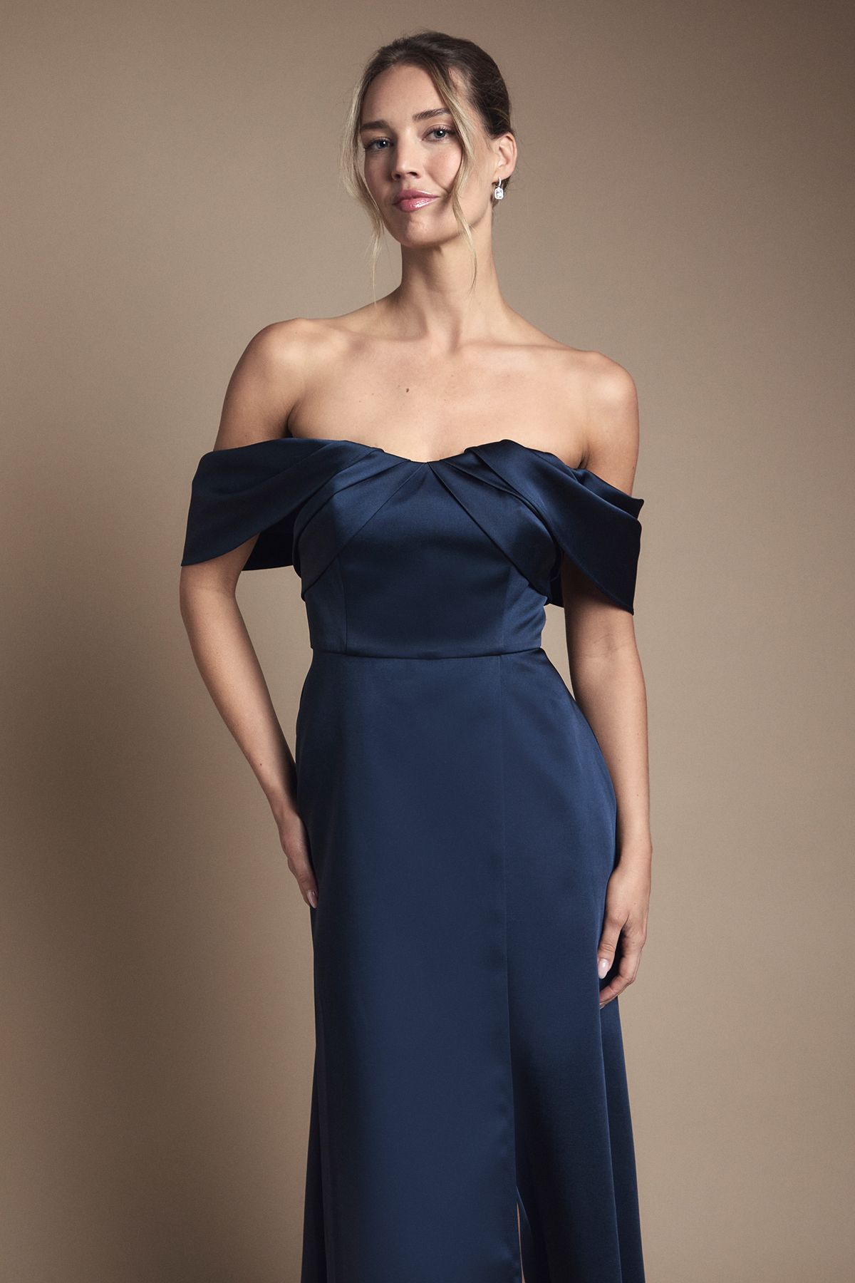 Coast Bandeau Wrap Skirt Maxi Bridesmaid Dress
