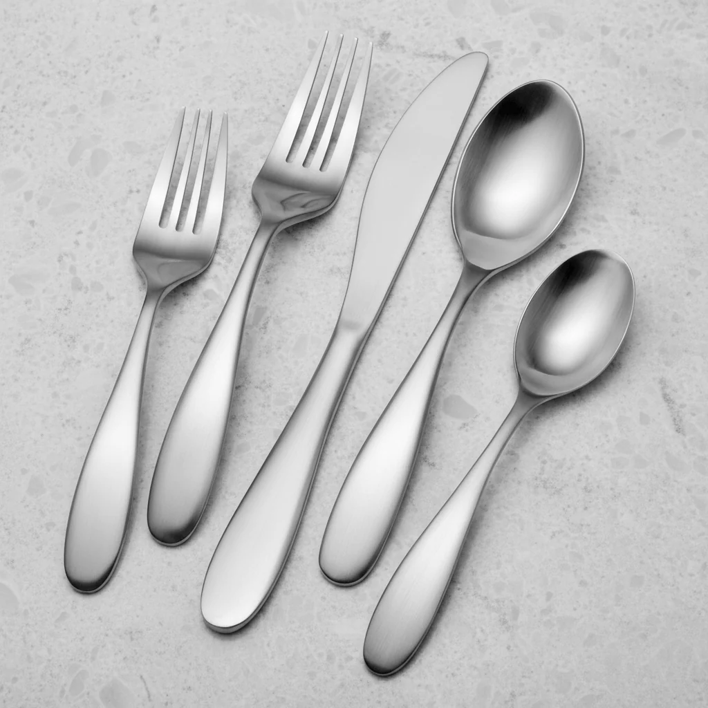 Alpine Forged 42 Piece Flatware Set, Service for 8