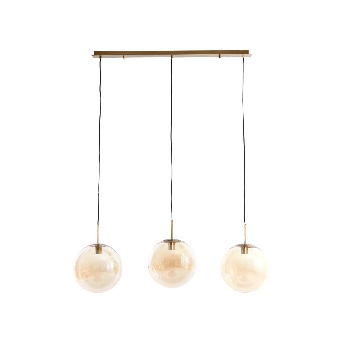 Light & Living hanglamp Medina - oranje - 120x30x30cm
