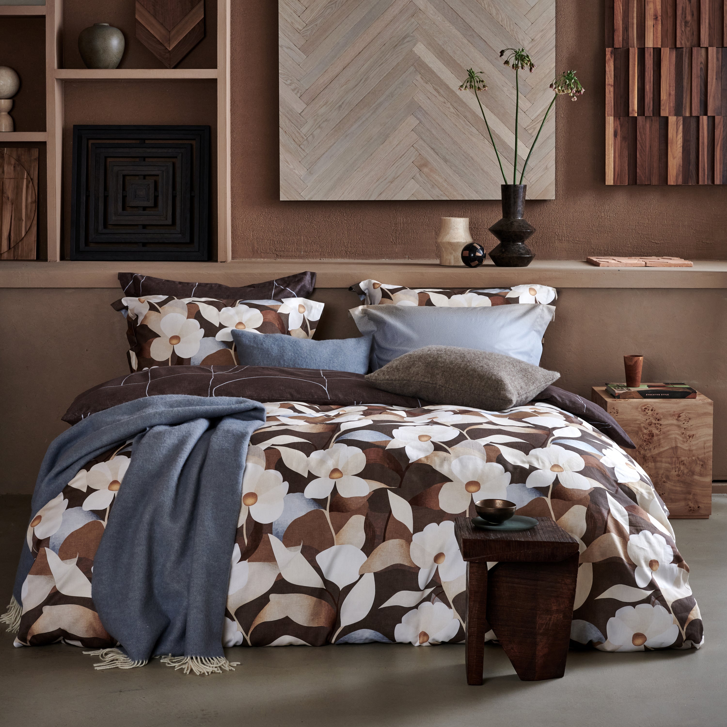 Vandyck Bellavita Plaid 130 x 220 cm - Dusty Blue