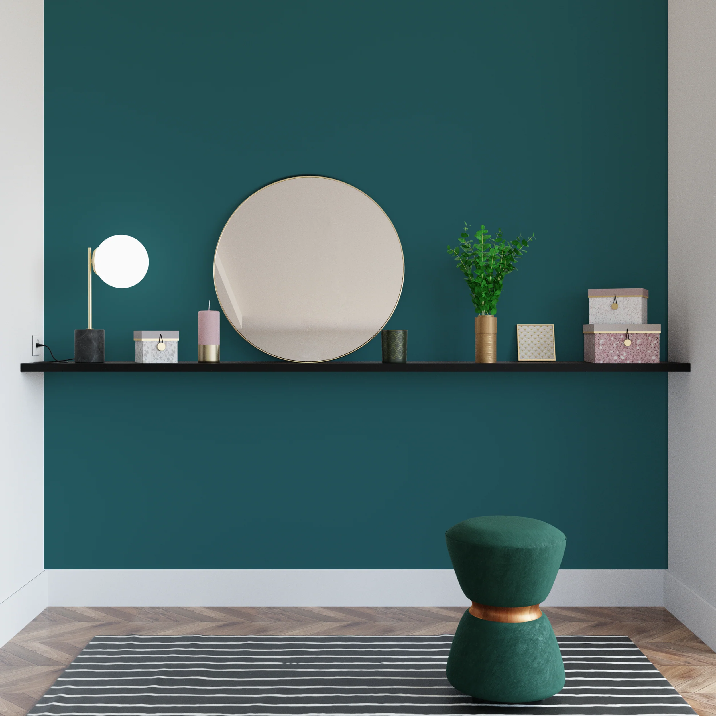 4MURS Miroir en métal ALEXIS 40 x 80 cm