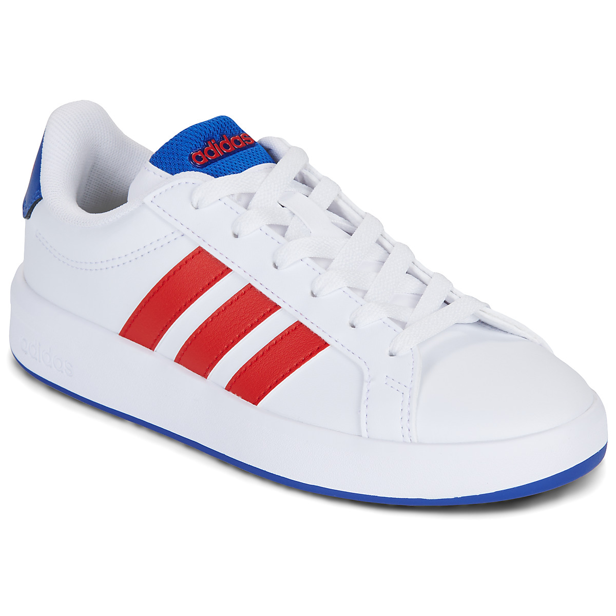 adidas - GRAND COURT 3.0 J - White / Red / Blue