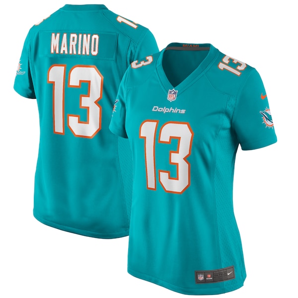Dan Marino Miami Dolphins Nike Women's Game Retired Player Jersey - Aqua/White
