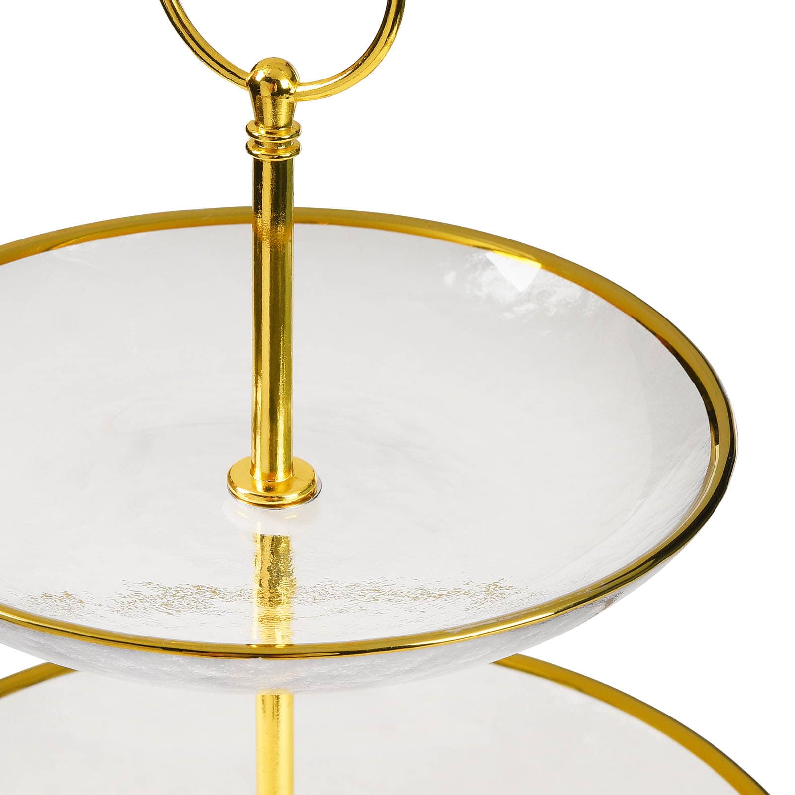 Servier-Etagere Gold, ⌀ 21 cm, H 210 mm