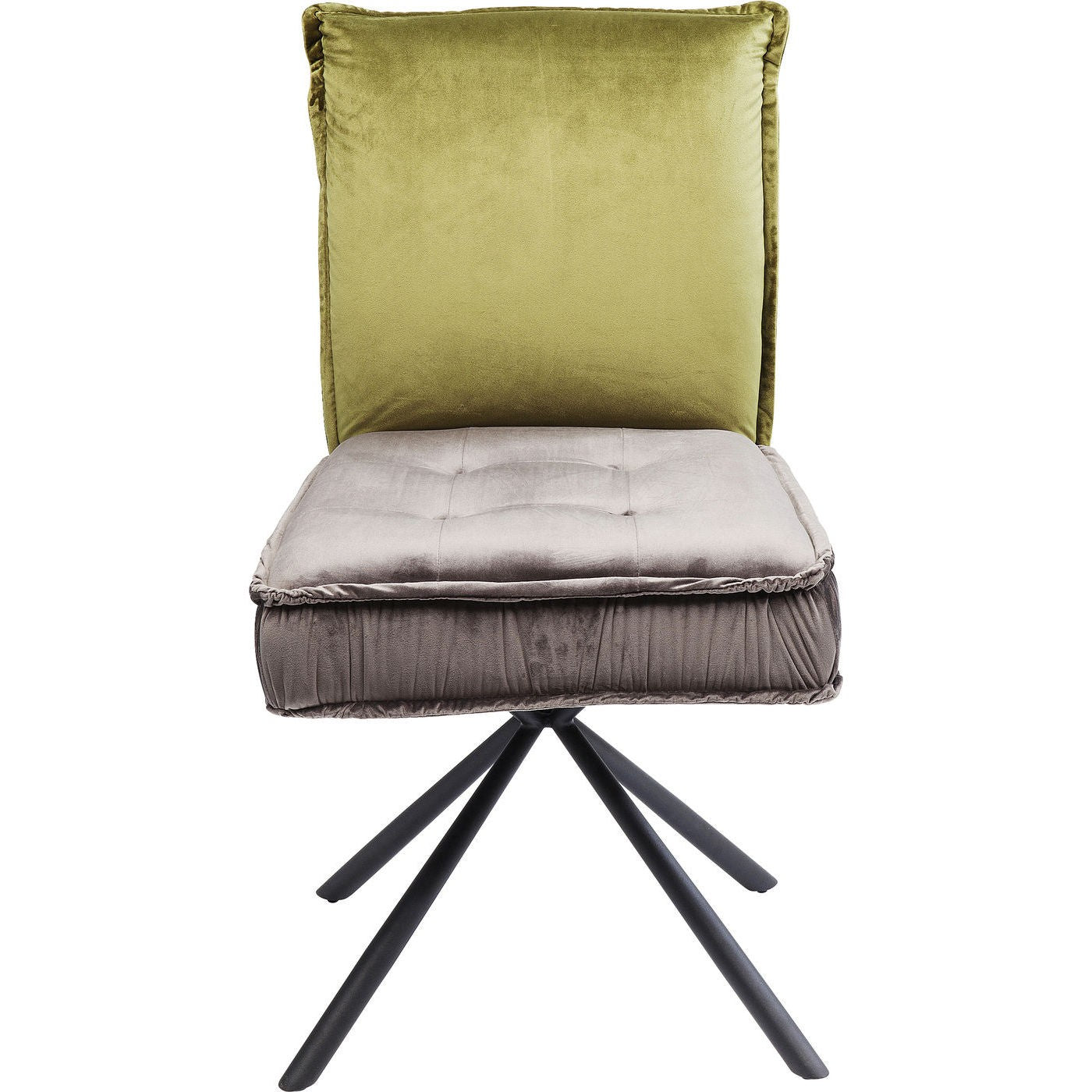 Kare Design Stoel Chelsea groen en grijs