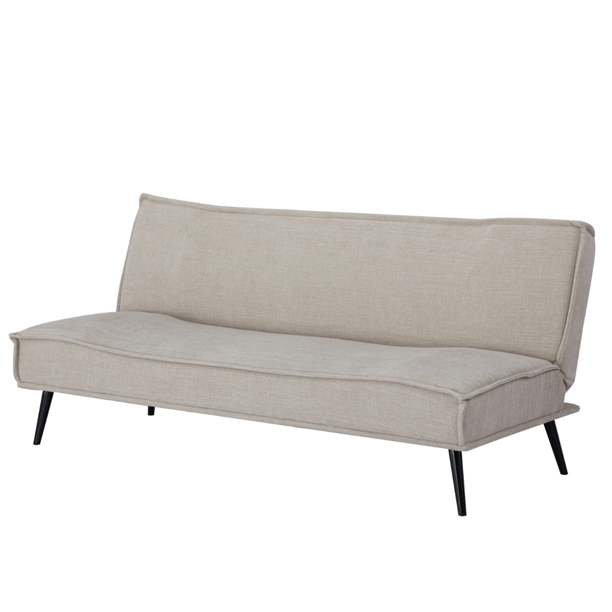 Giga Meubel Slaapbank Mali - Beige Stof - 181x83x81cm