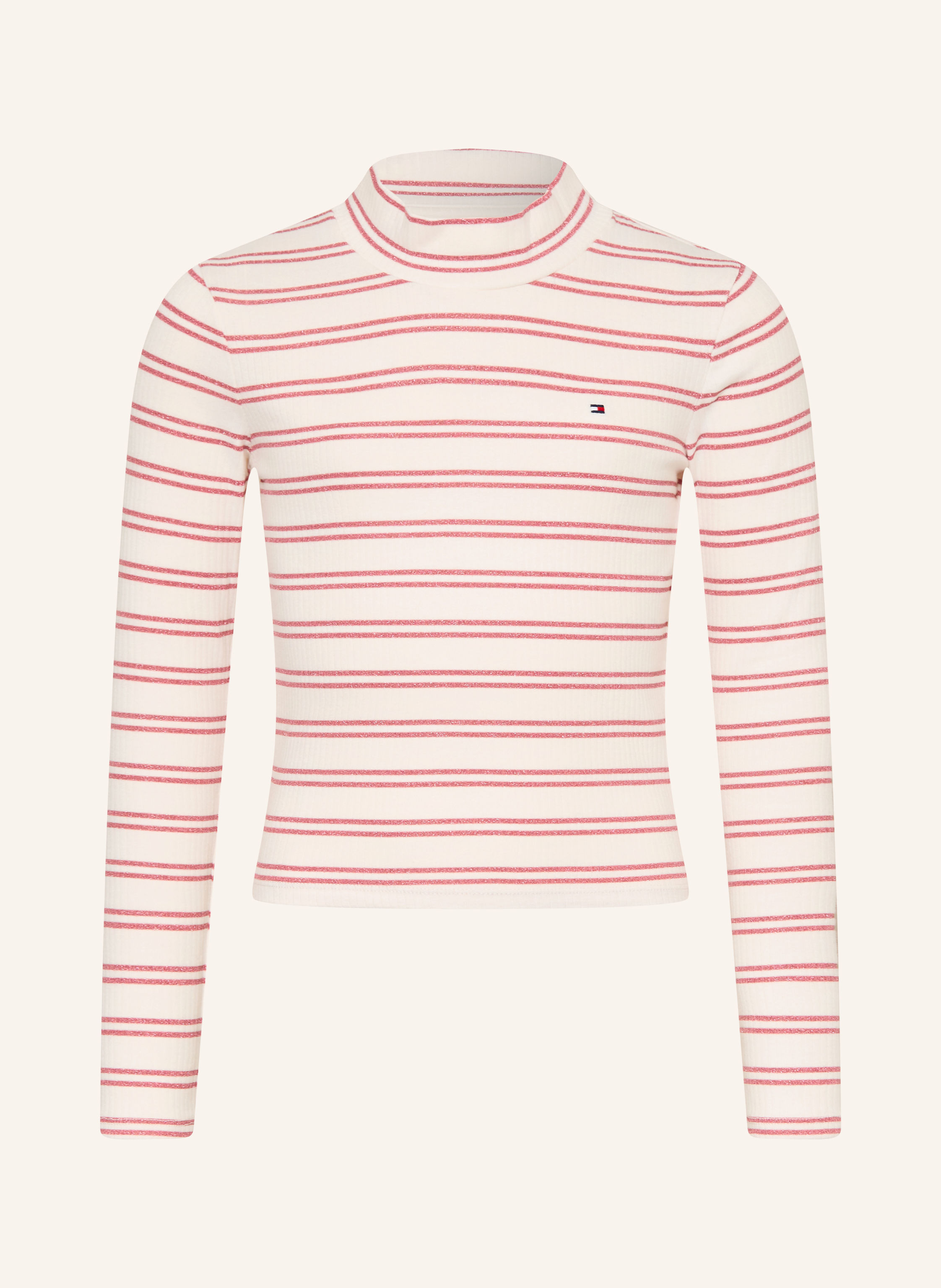 TOMMY HILFIGER Longsleeve mit Glitzergarn