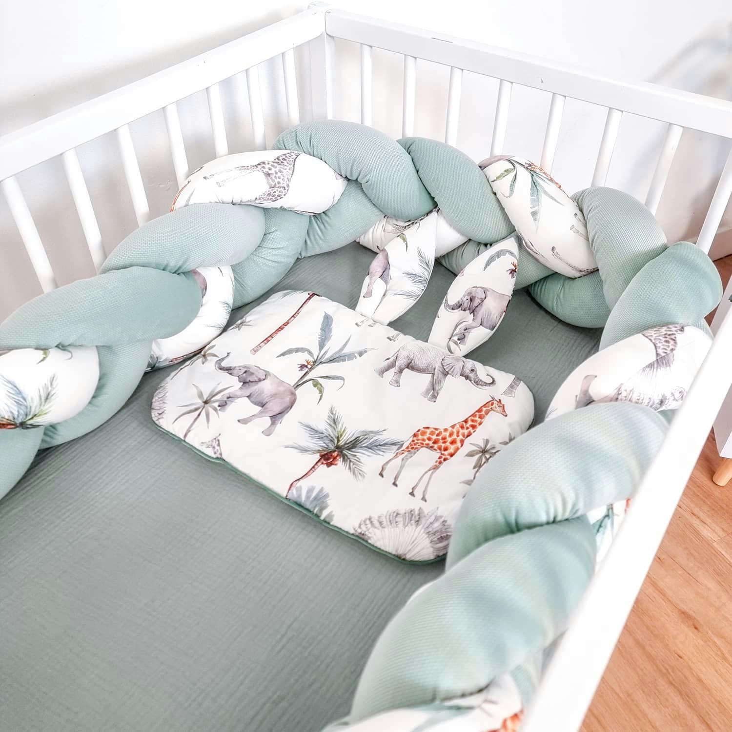 SAFARI - Oreiller enfant plat lapin  Safari