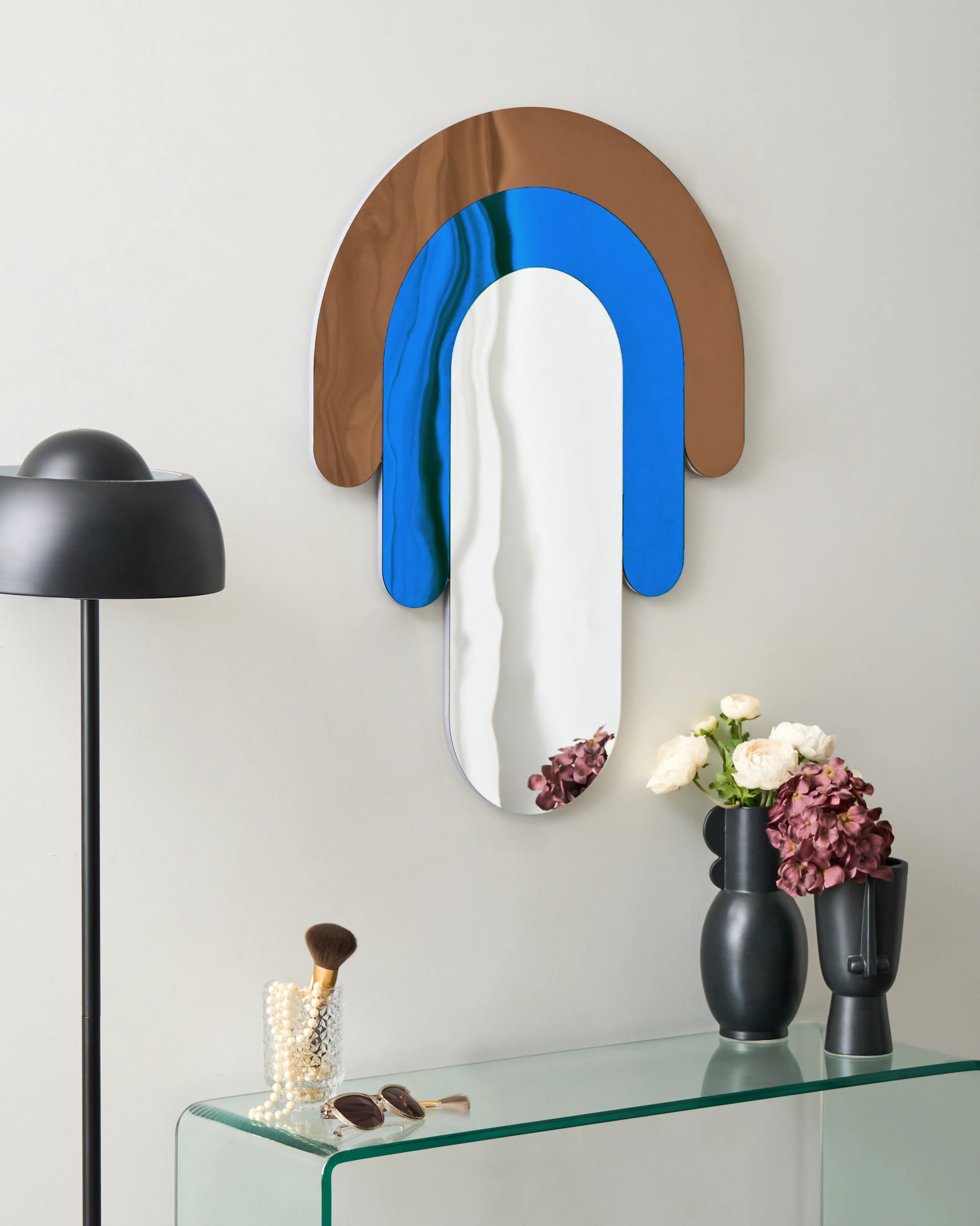 Wall Mirror MESPAUL 60 cm 80 cm Multicolour