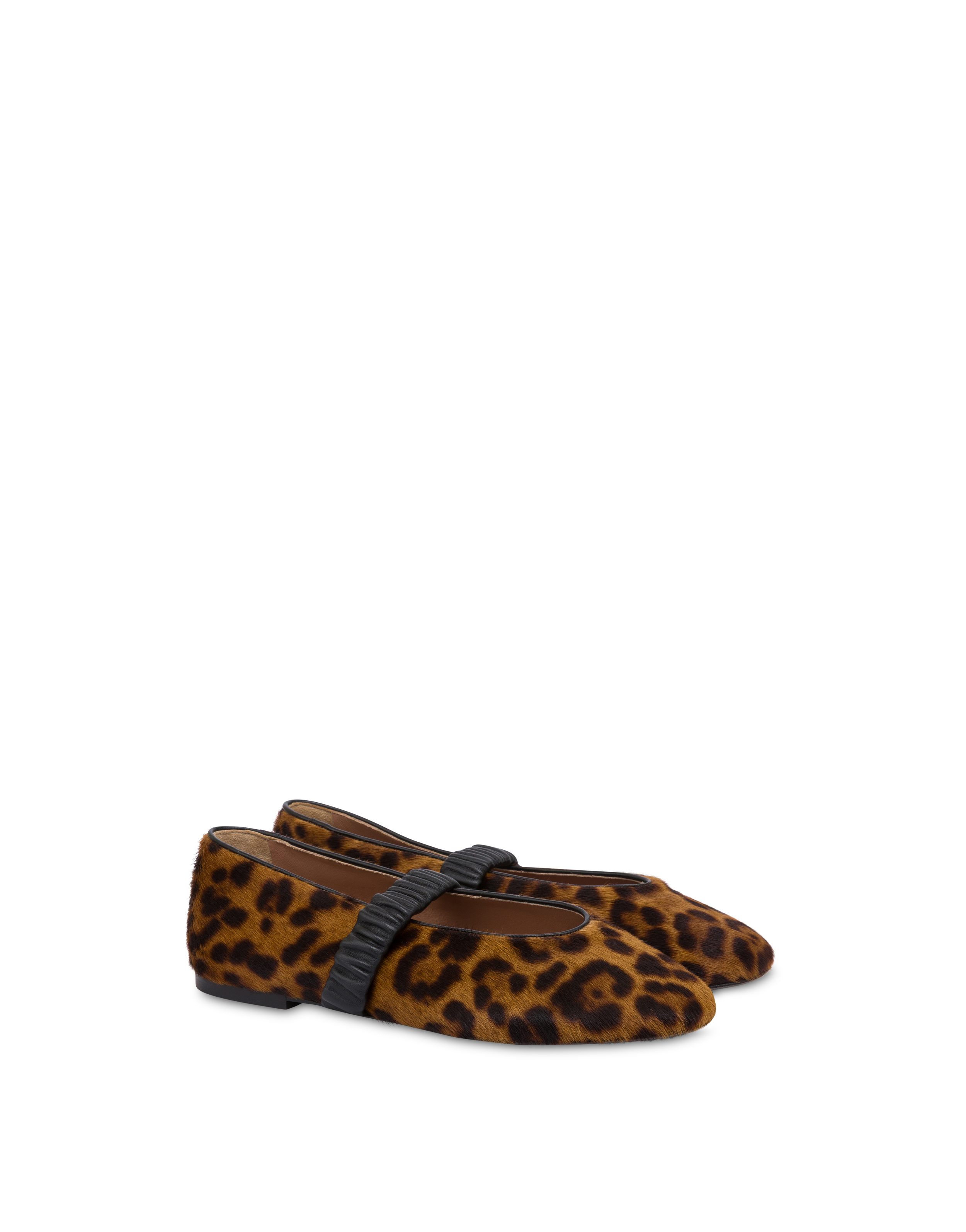 Ballerina Ballet In Cavallino Stampato Leopardo
