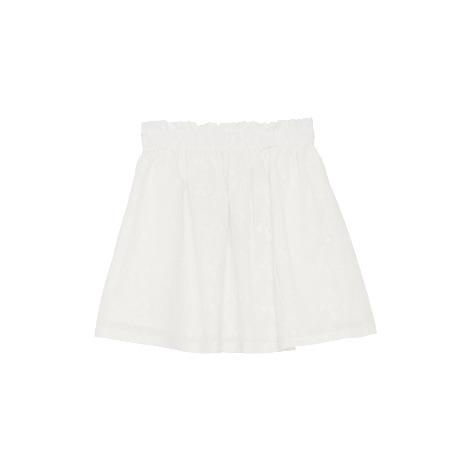 Skirt Embroidery, antique white