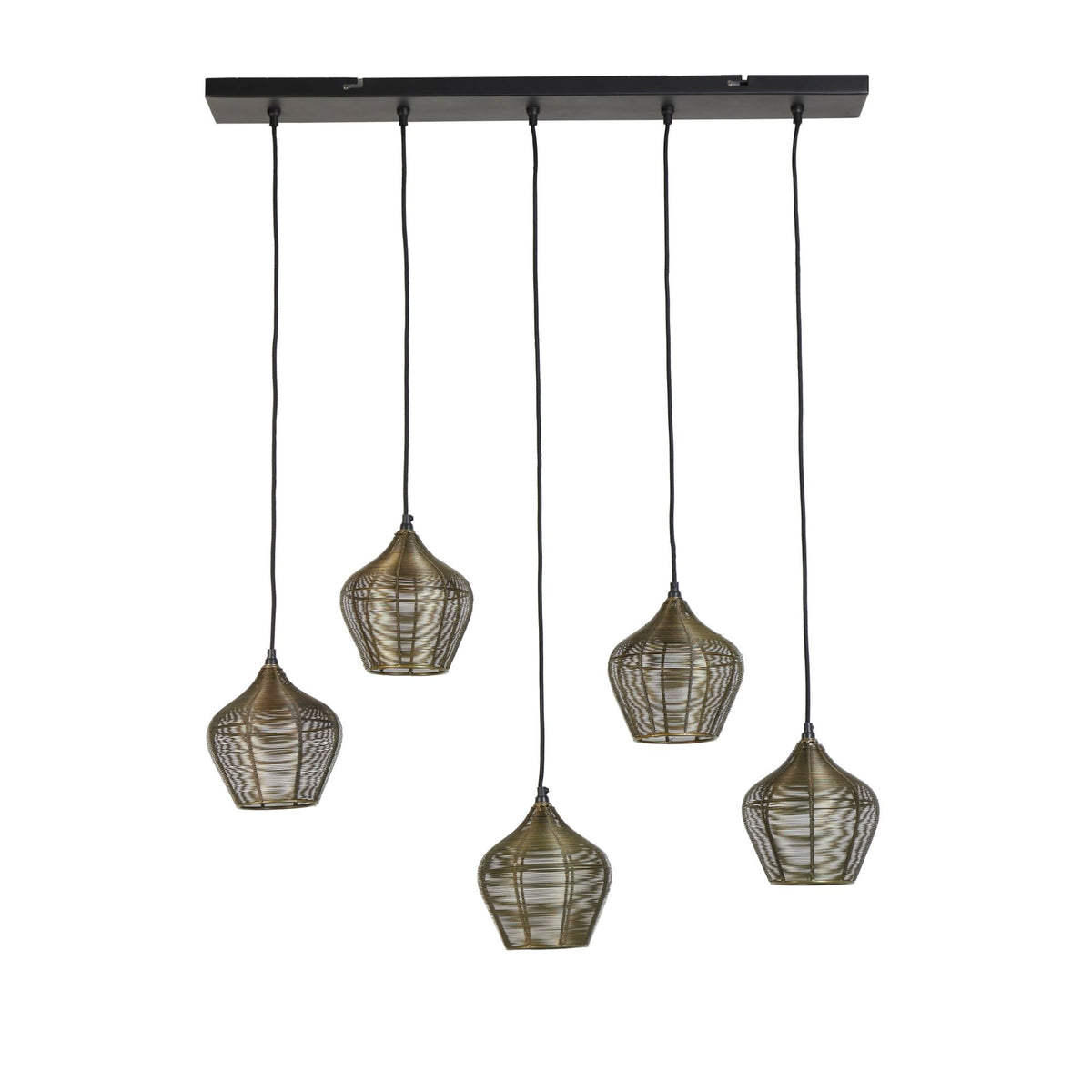Light & Living hanglamp Alvaro - brons - 100x20x122cm