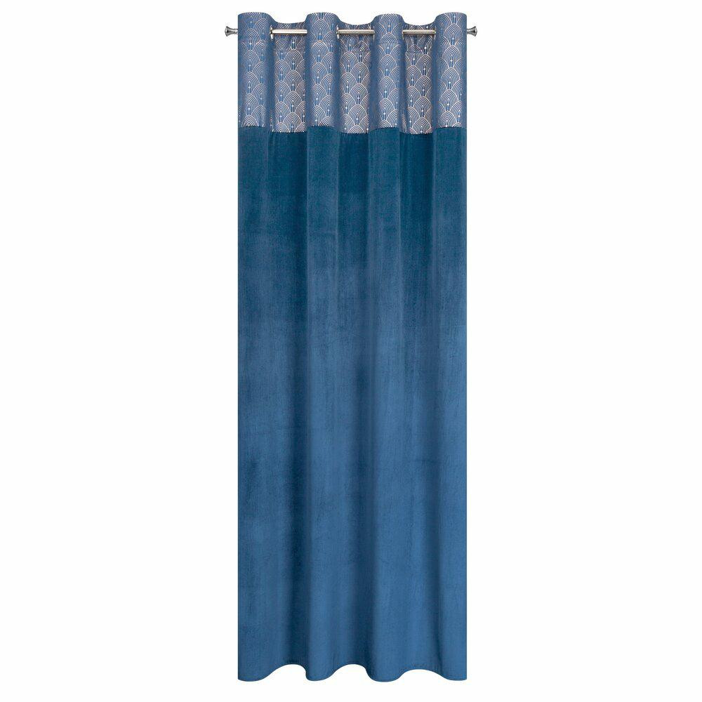 Zasłona AGNES 140x250 cm granatowa oriental