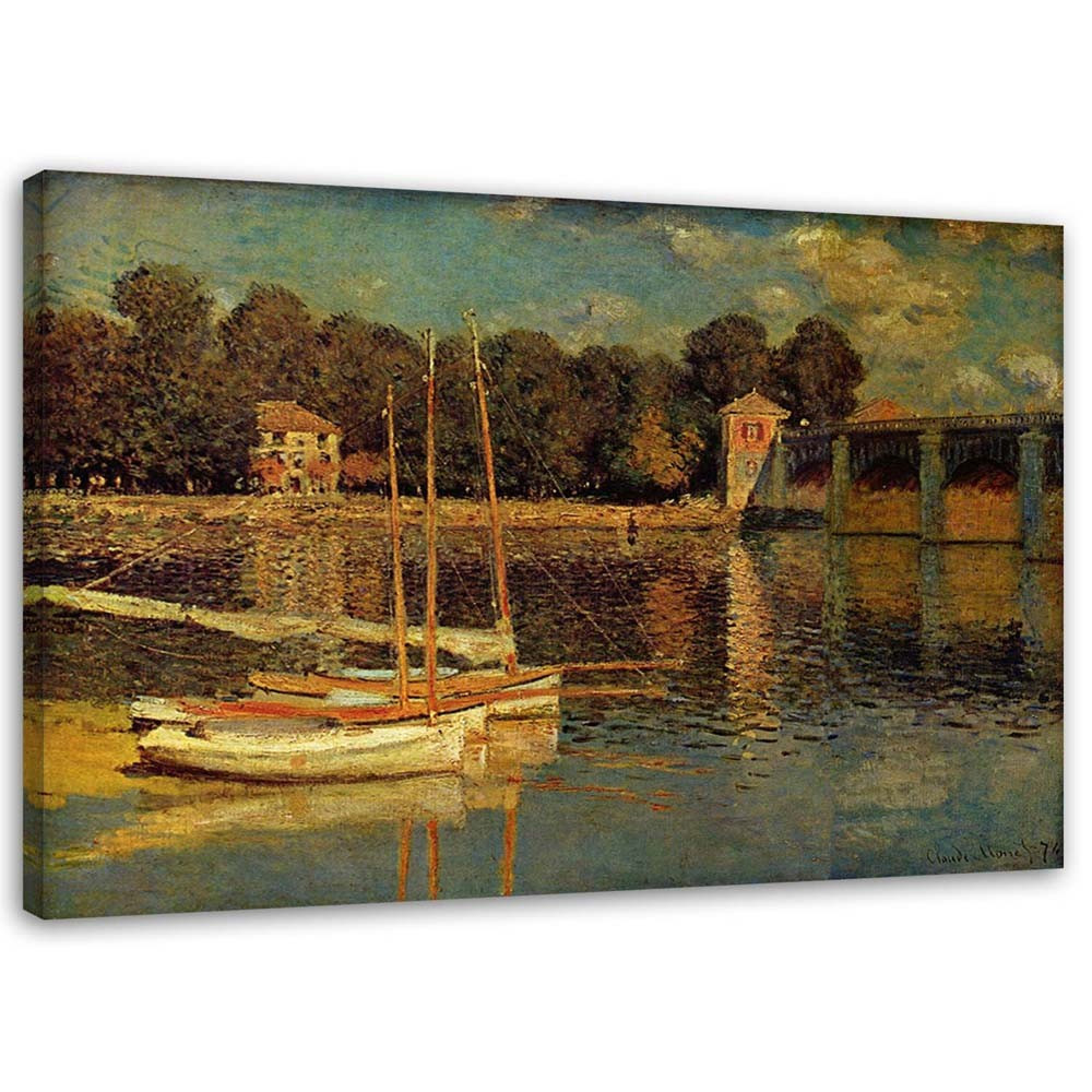 Feeby Obraz na płótnie Most w Argenteuil C. Monet 60x40