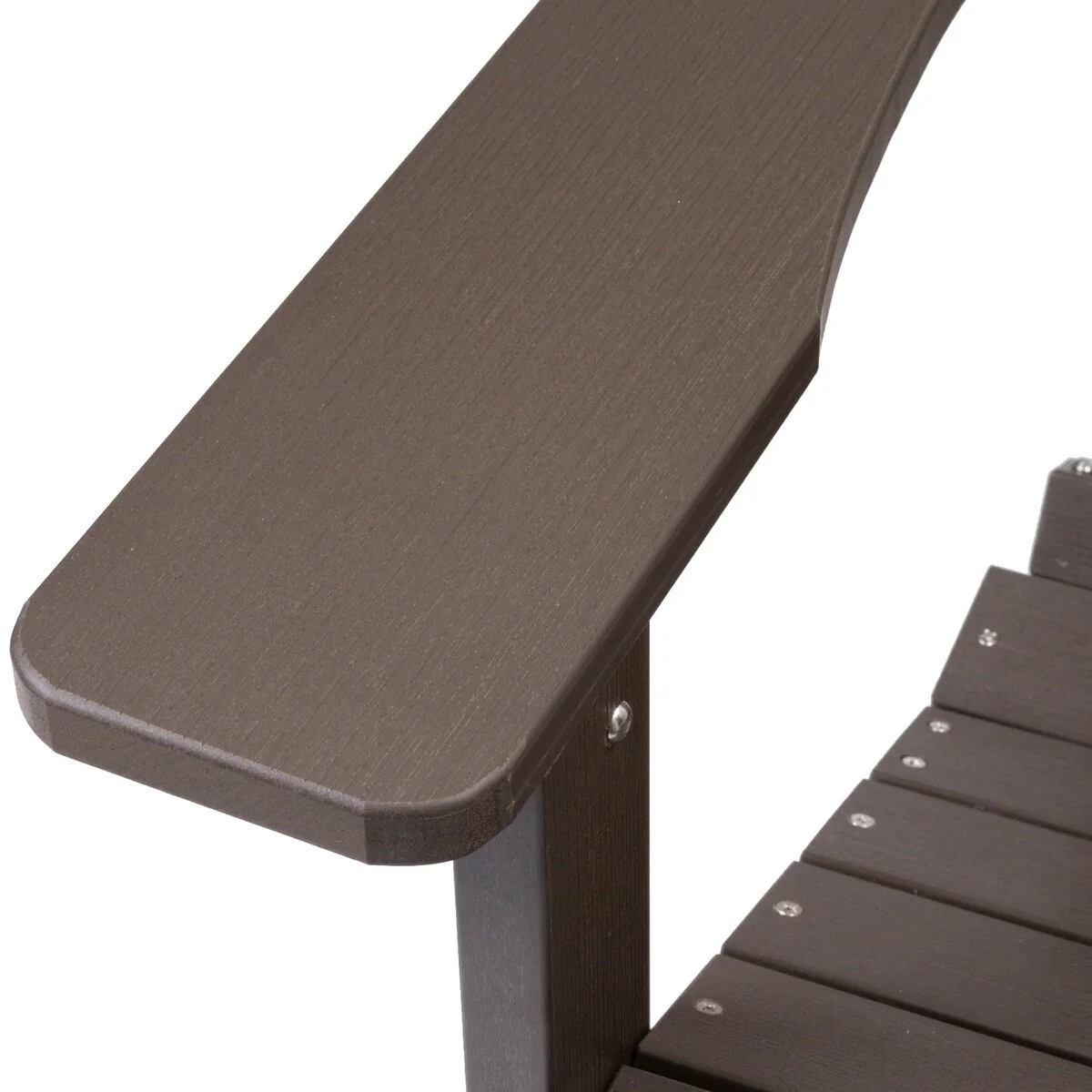 Folding Adirondack Chair Outdoor Wooden Accent Furniture Fire Pit Lounge Chairs for Yard