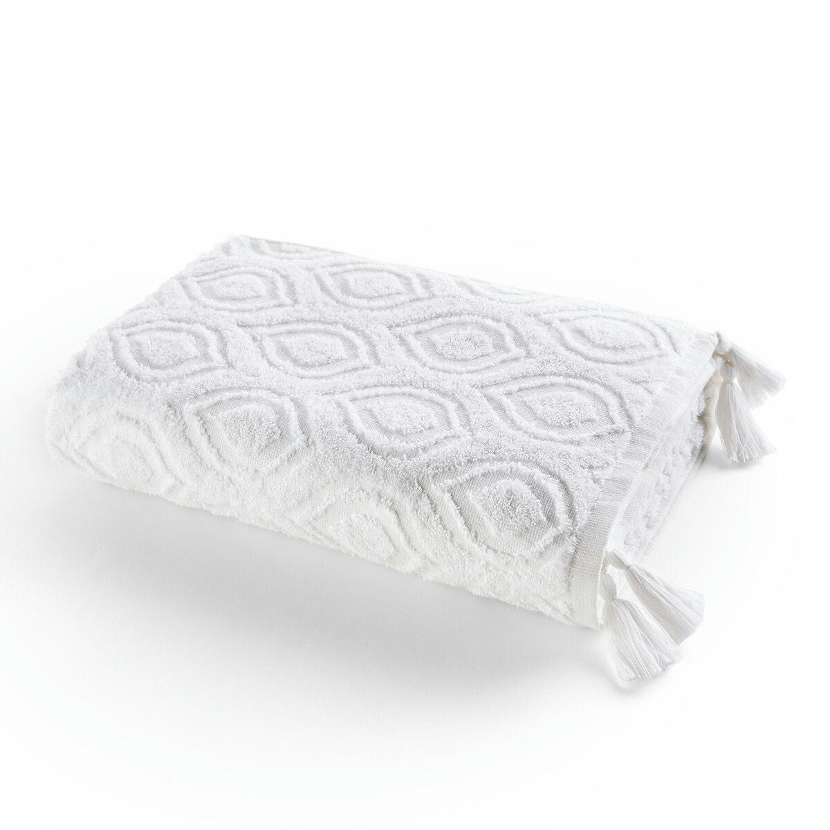 Drap de bain éponge ciselé coton 500g/m2, Tilak
