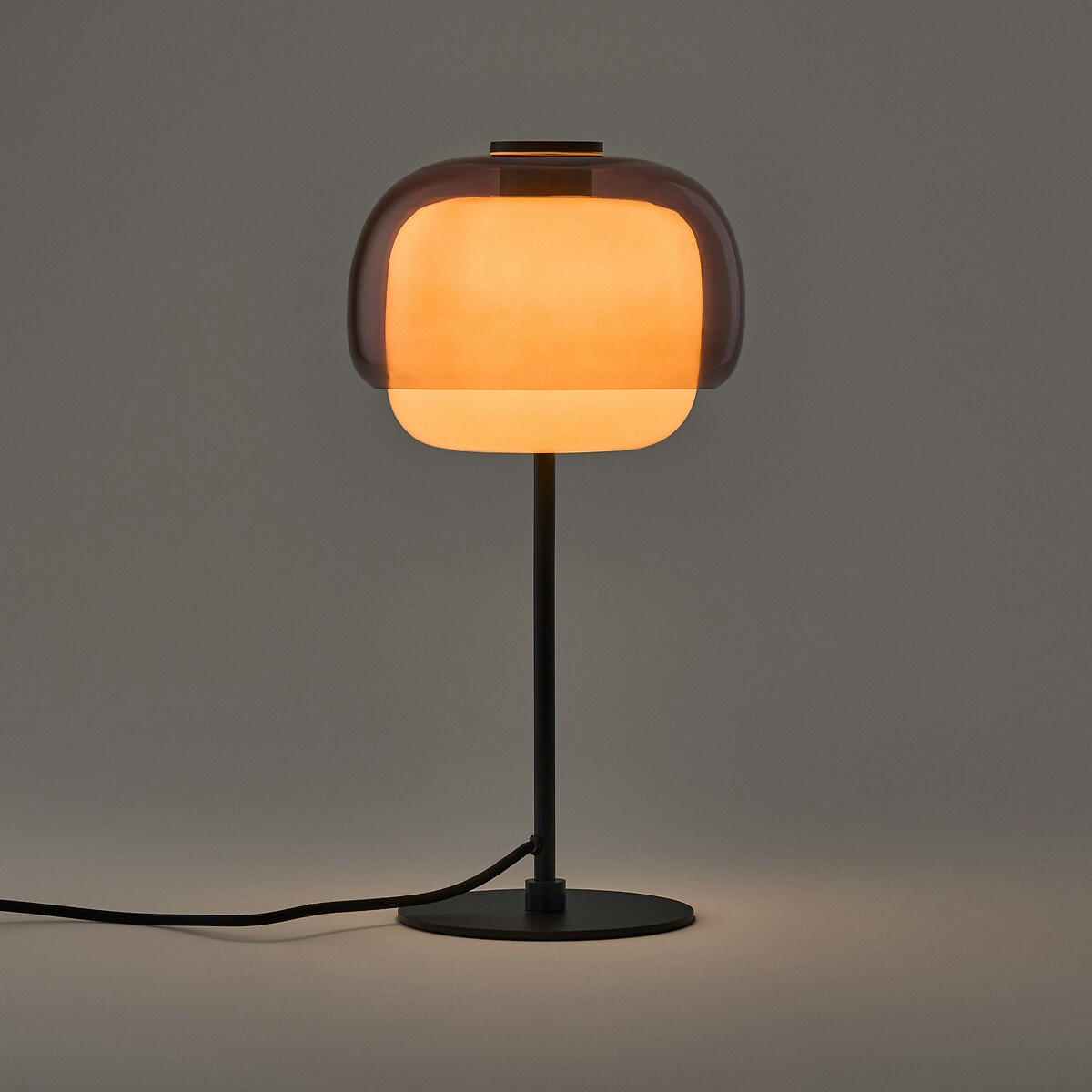 Lampe à poser en verre coloré, Kinoko