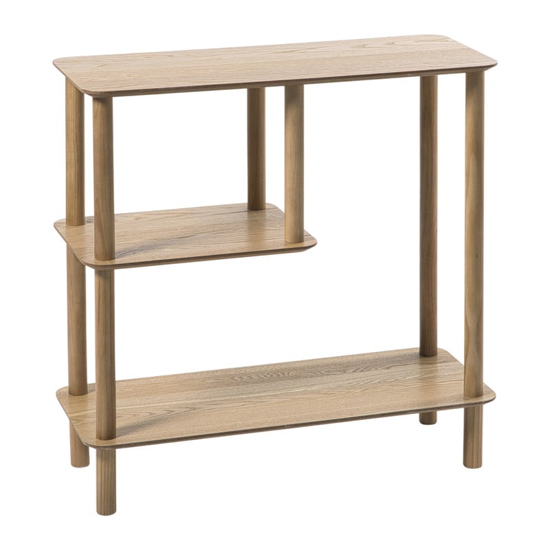 Vakkenkast Scandi laag - naturel - 75x75x30 cm