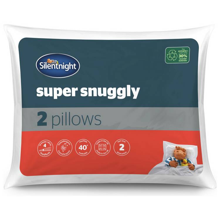 Silentnight Super Snuggly Medium Pillow - 2 Pack