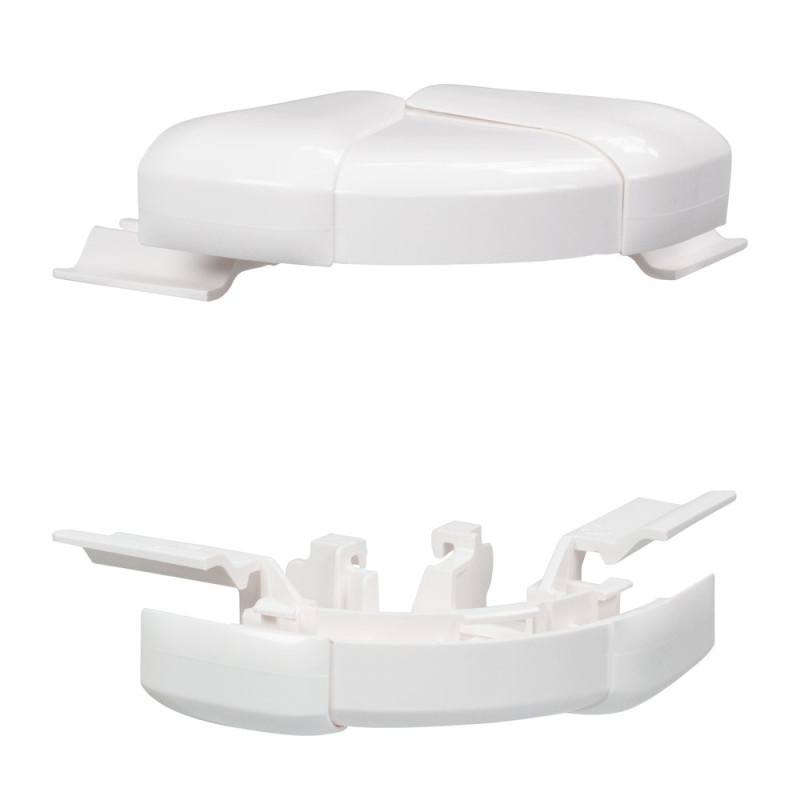 Angle extérieur DLP à clipser en plastique blanc 50 x 80 mm LEGRAND