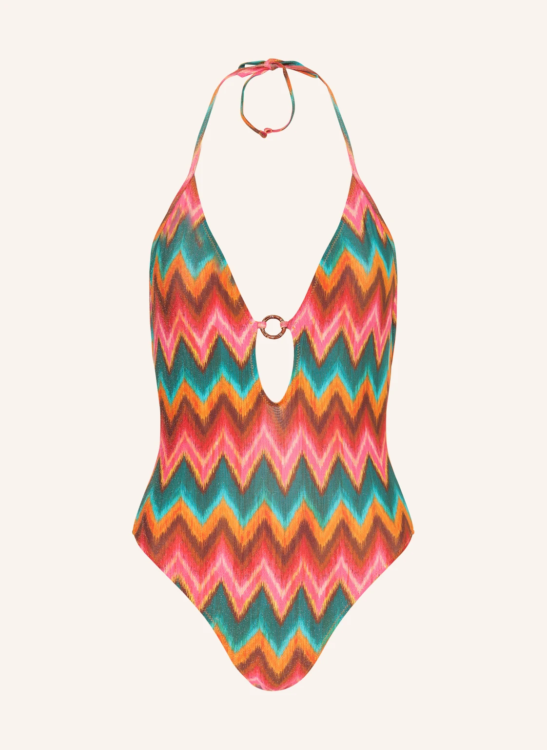 BANANA MOON Neckholder-Badeanzug MIRELO NALIKA mit Glitzergarn