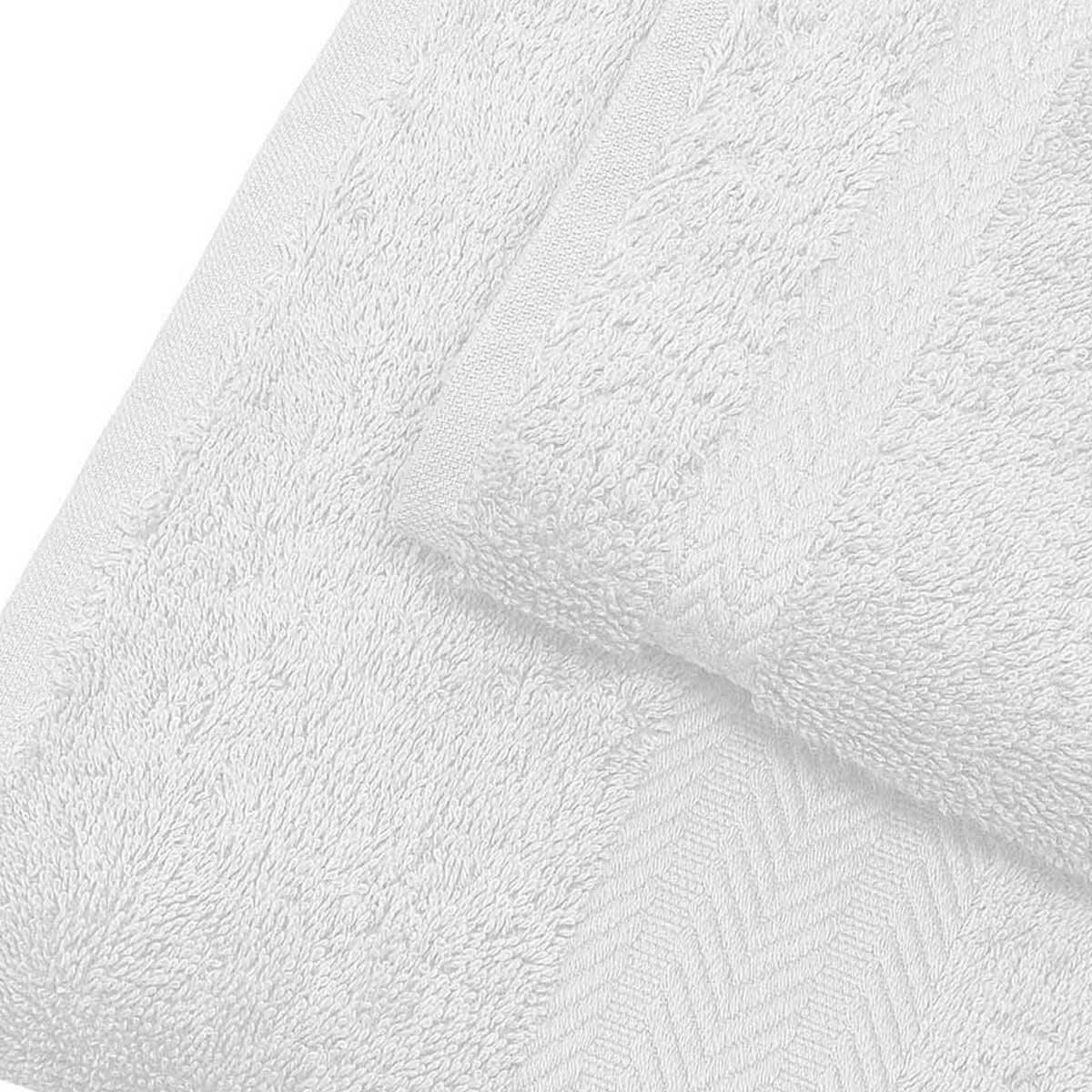 LUXURY - Serviette de toilette 550 gr/m²  blanc 50x100 cm