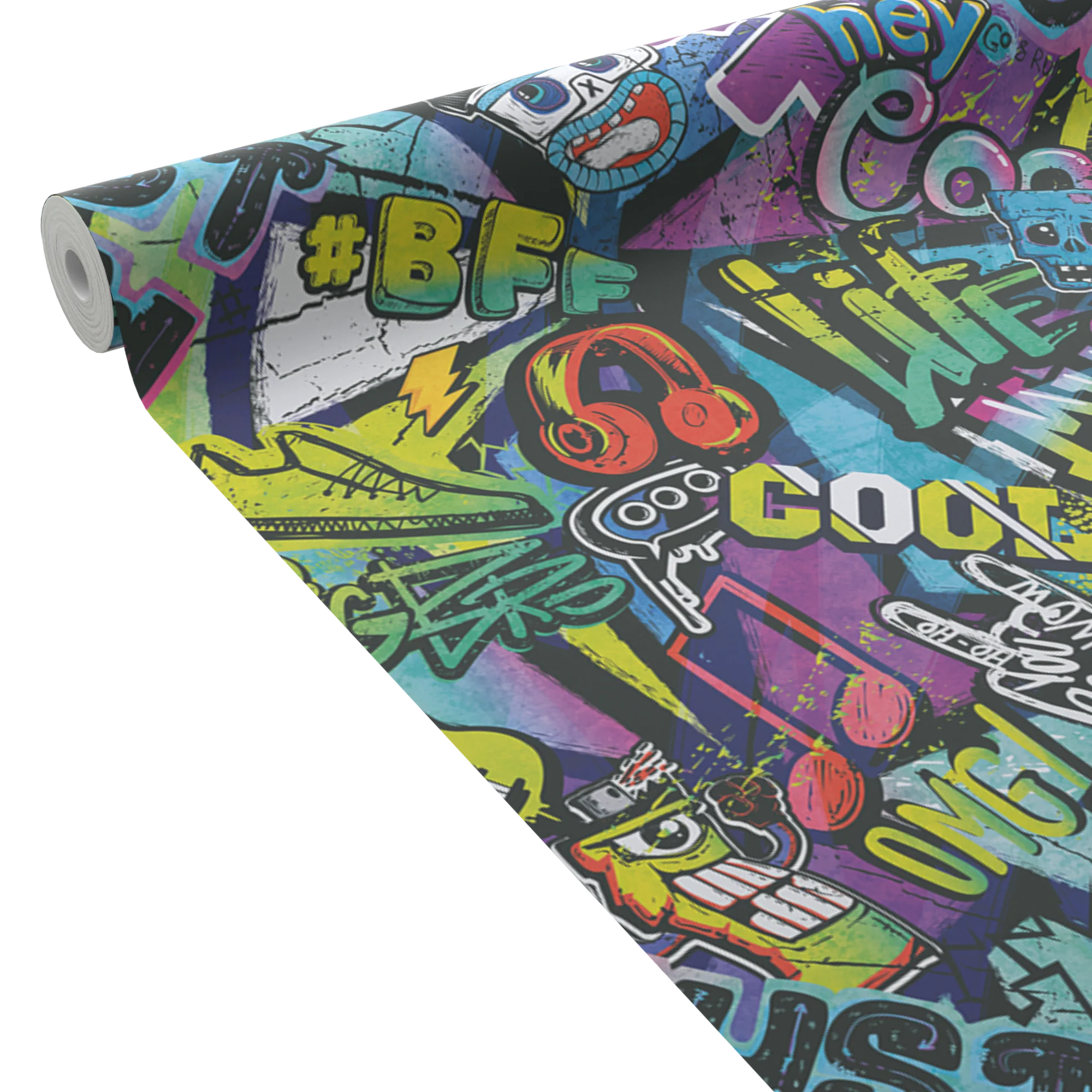Papier peint intissé TAGGY coloris multicolore