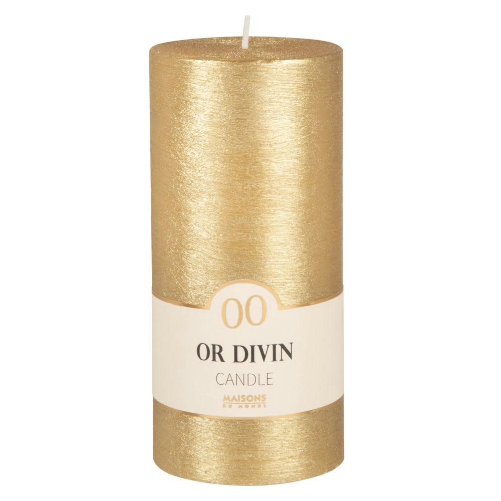 COLORAMA - Bougie dorée H15