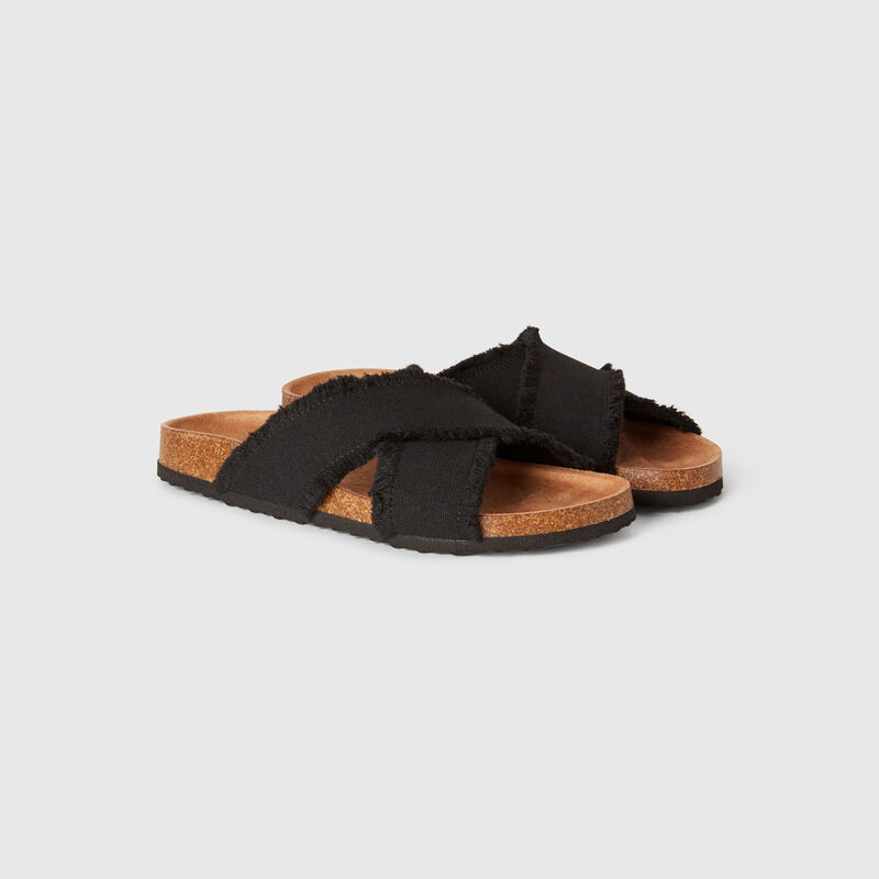 Slippers with double band