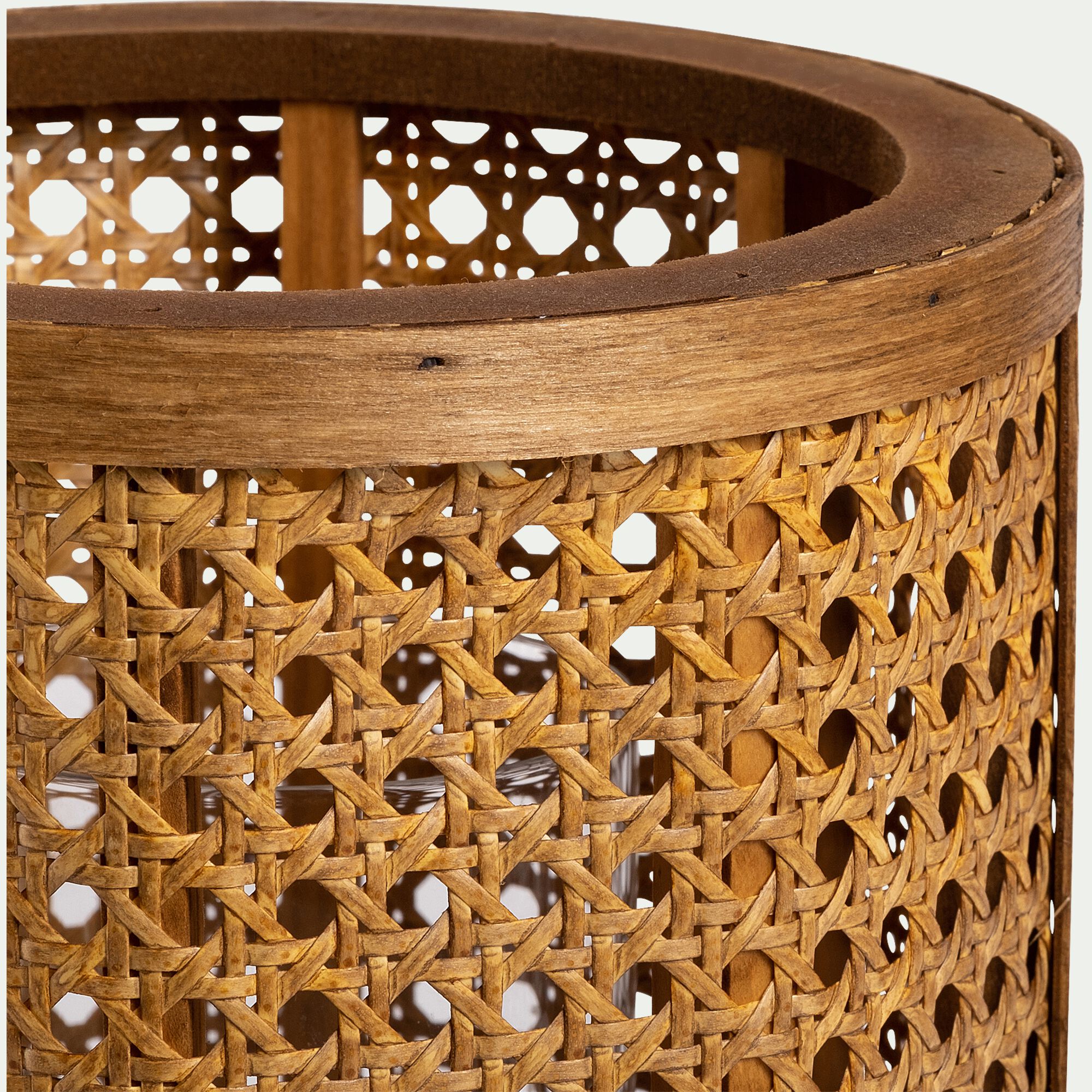 MONA - Lanterne en pin D10,5xH15cm - naturel