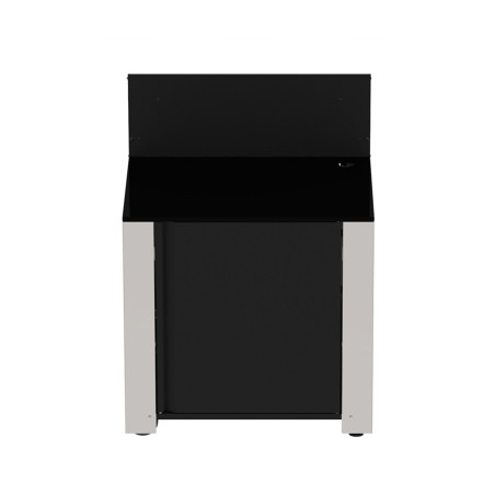 Cuisine extérieure 2 Modulo inox et noir - ENO