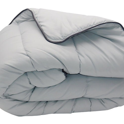 Couette tempérée Gris Clair - 2 Personnes 240x260 - 10417