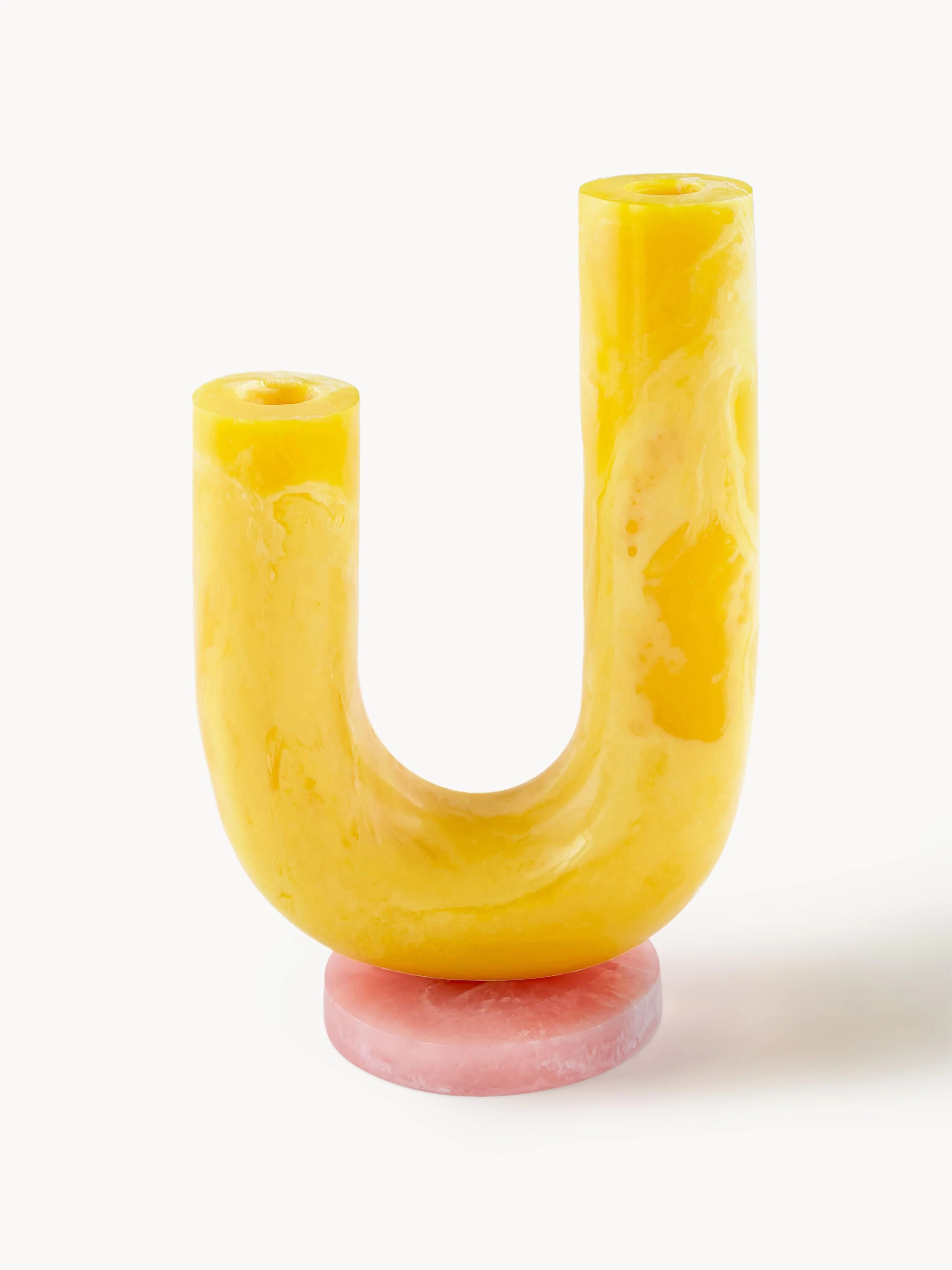 Handgefertigte Vase Como in Marmor-Optik, H 20 cm
