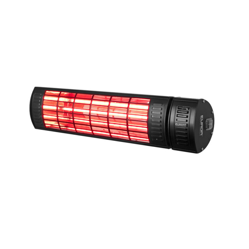 Chauffage de terrasse électrique Golden Ultra RCD Black 2000 W EUROM