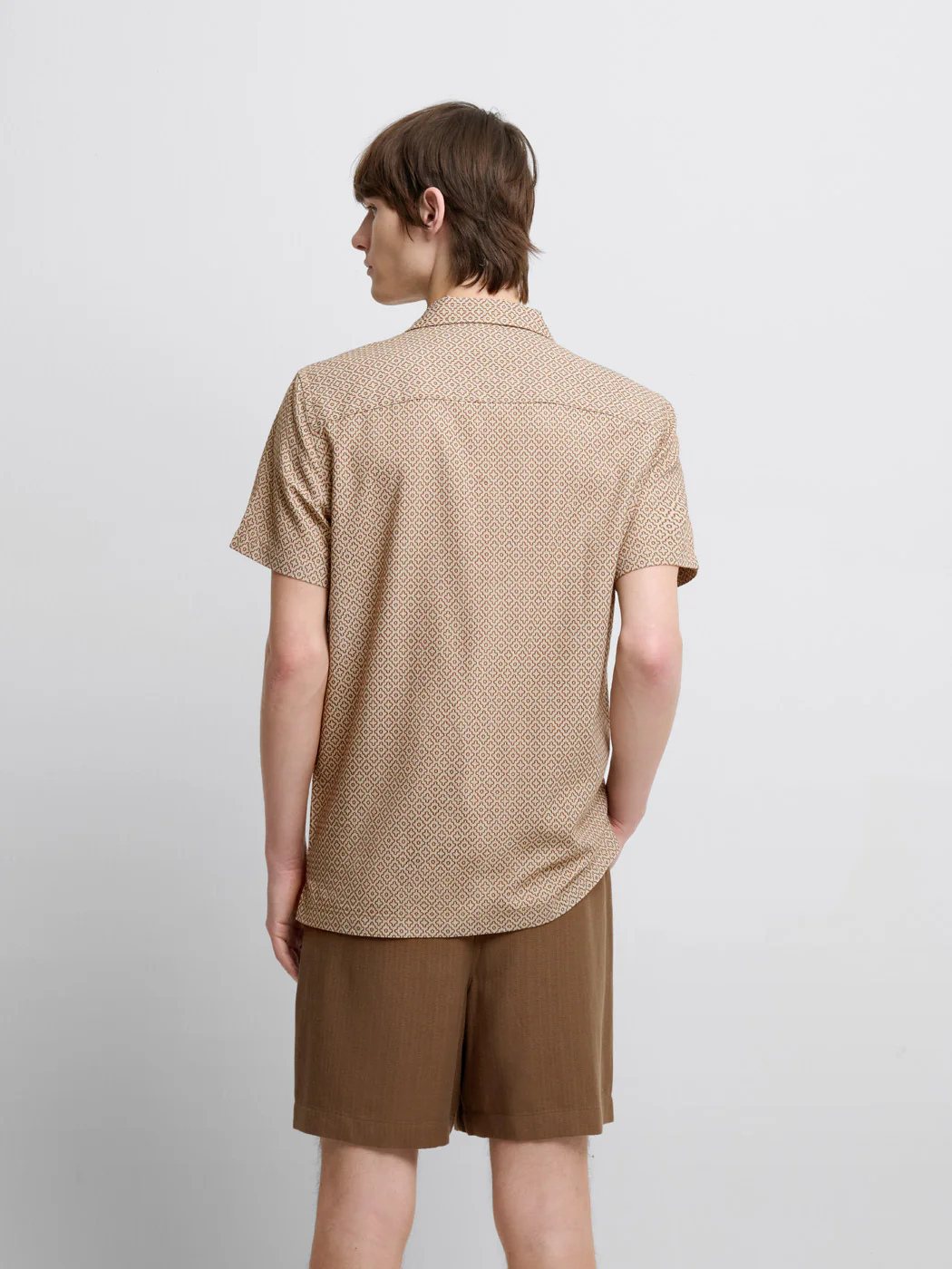 Chemise manches courtes fantaisie