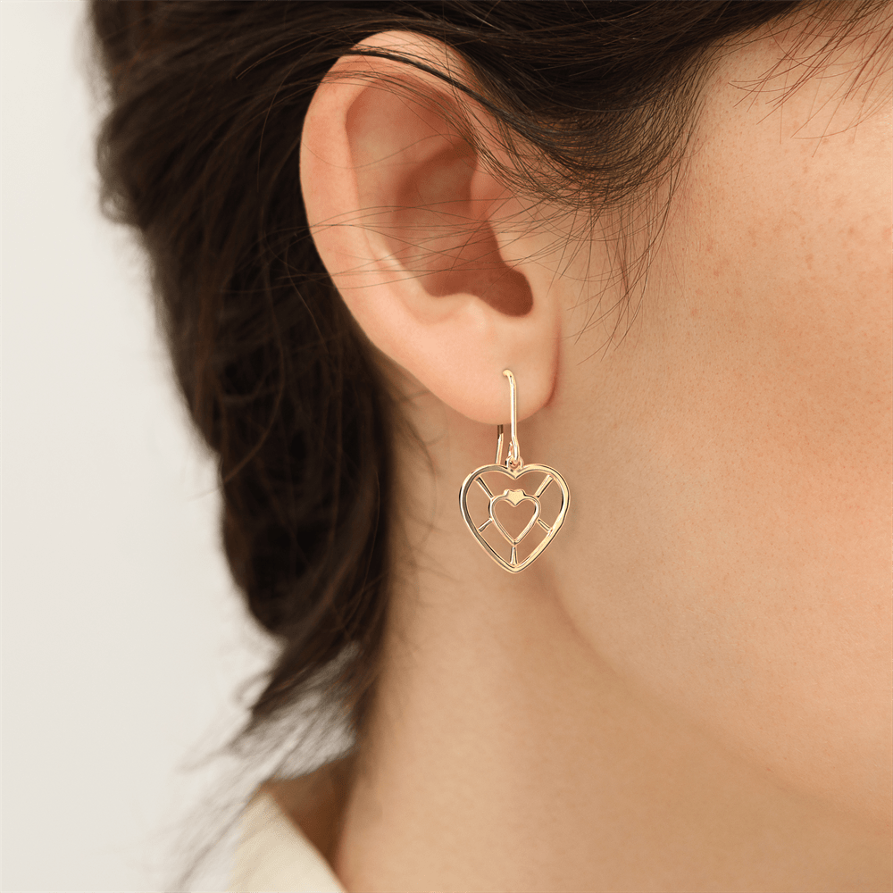 Boucles d'oreilles Cœur