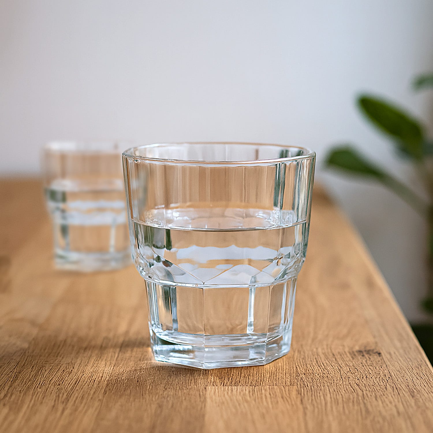 Set 3 bicchieri acqua in vetro Serenity Pasabache