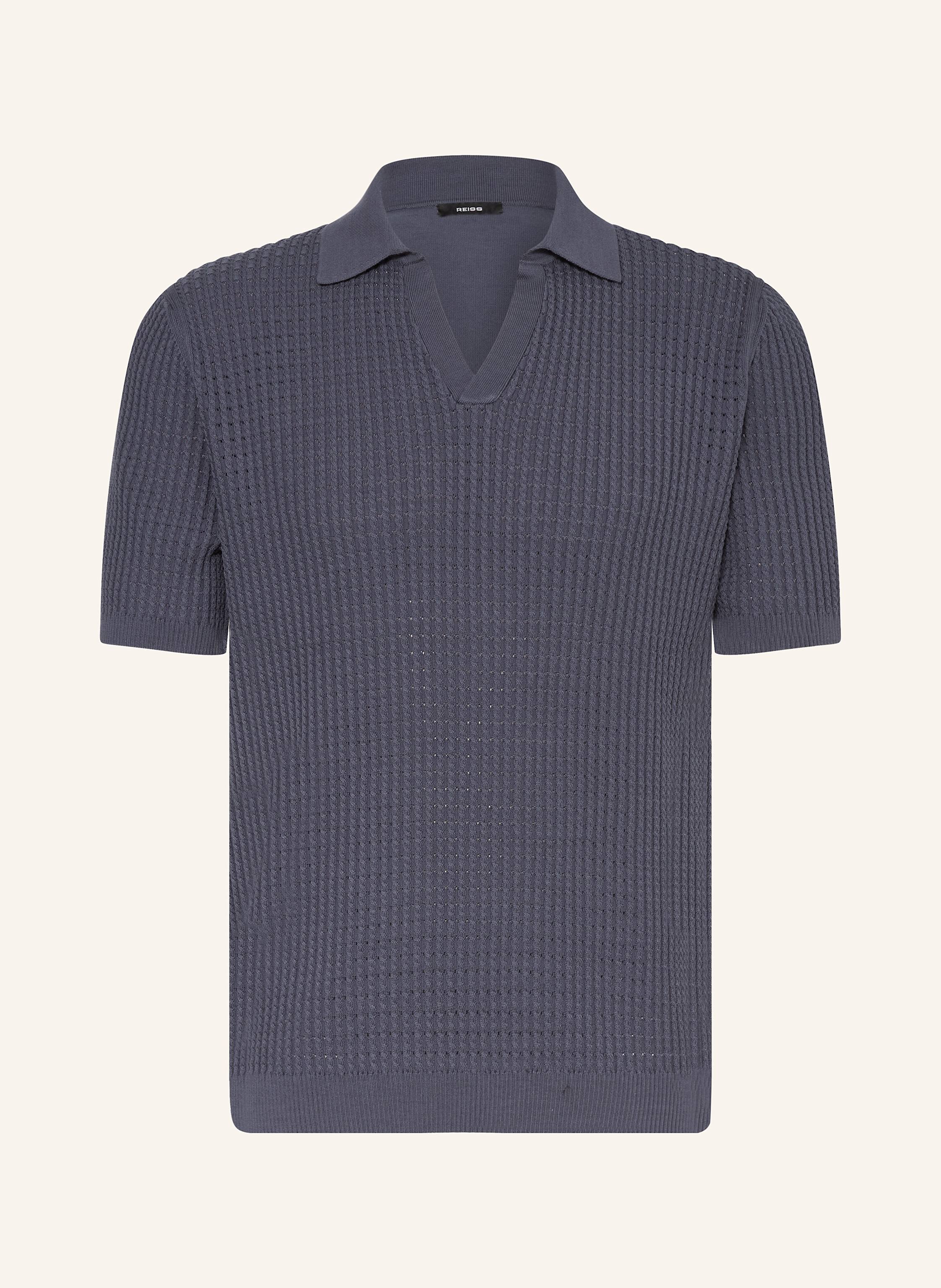 REISS Strick-Poloshirt MERIT