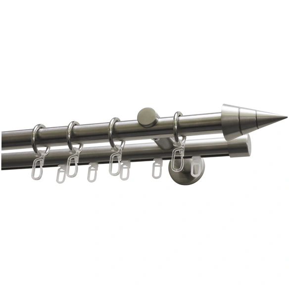 Gardinenstangen-Set »Kegel«, Länge 1600 mm, Ø 20 mm, Metall