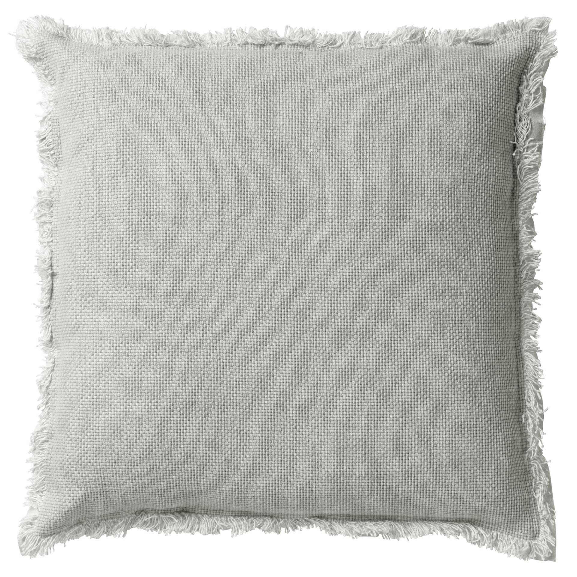 - Housse de coussin gris en coton-45x45 cm uni
