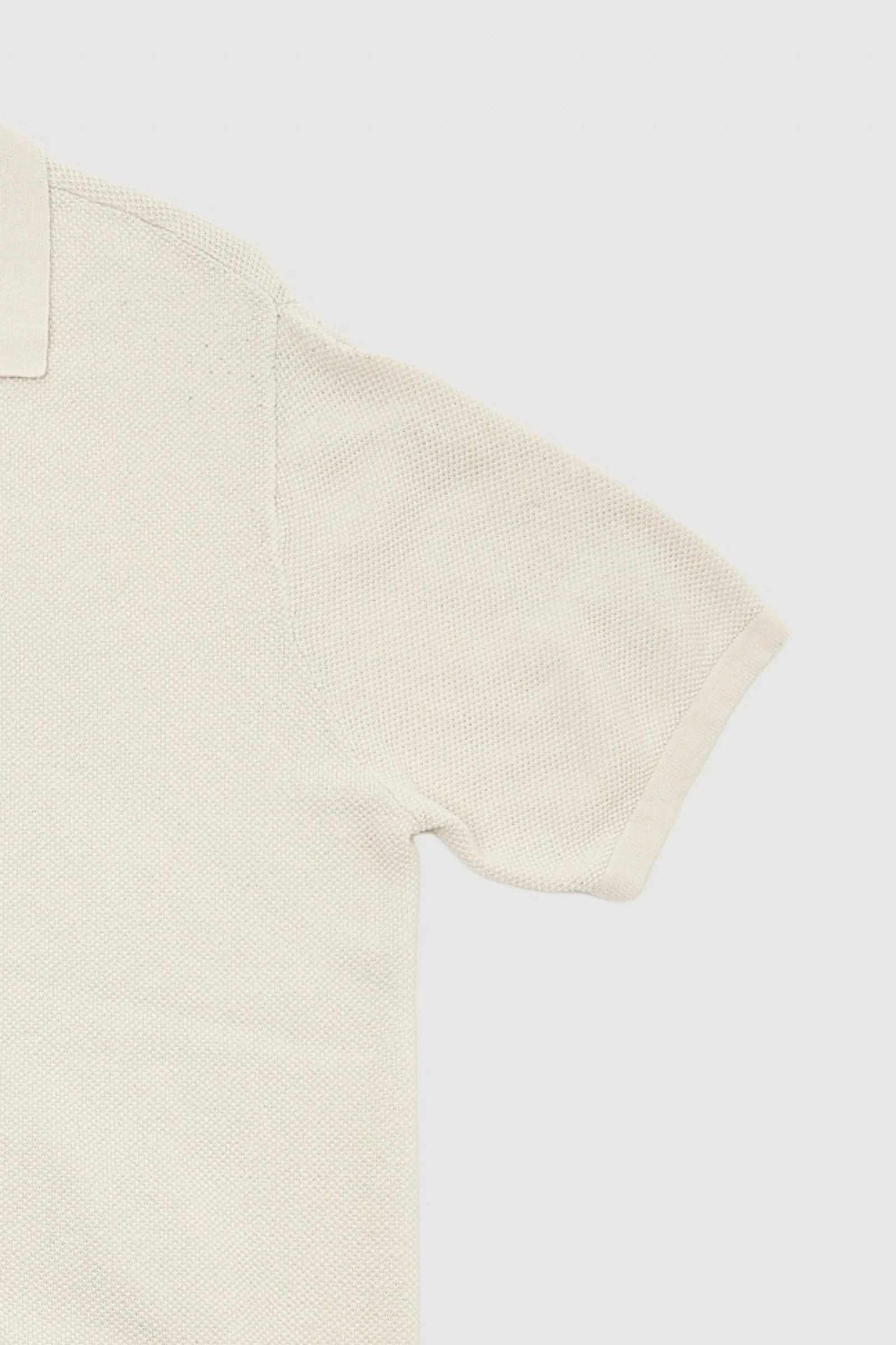 Re-Worn Mens Linen Blend Knit Shirt