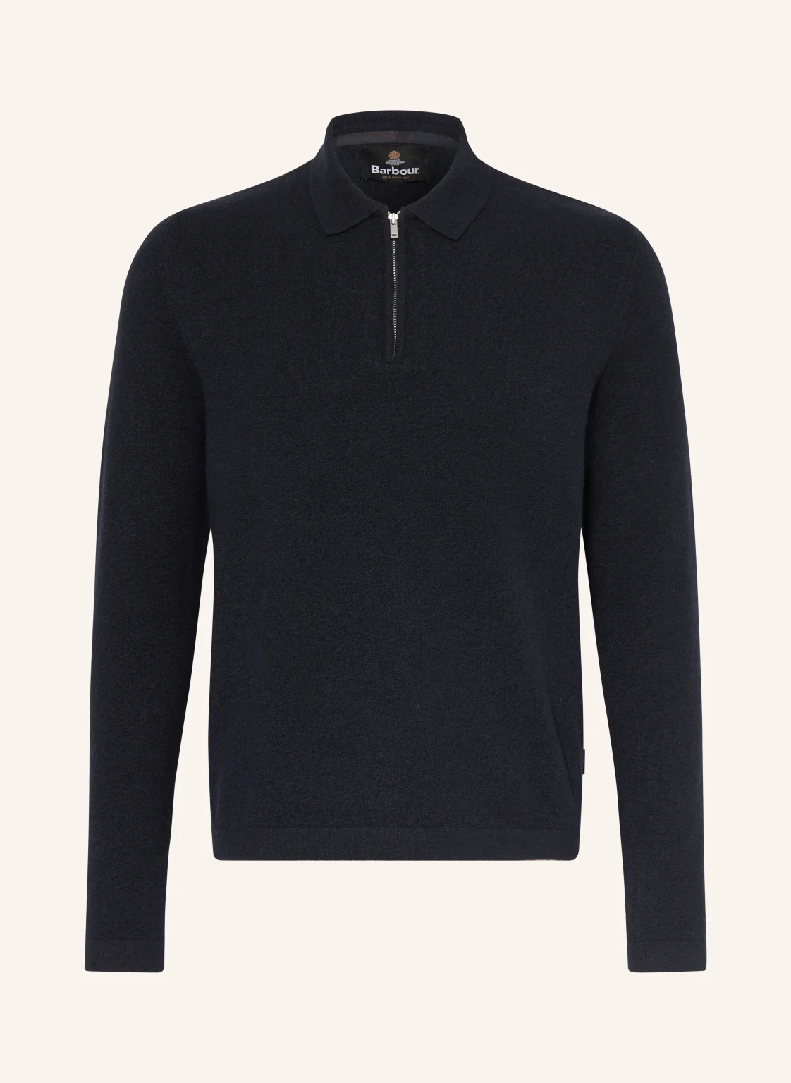 Barbour Strick-Poloshirt