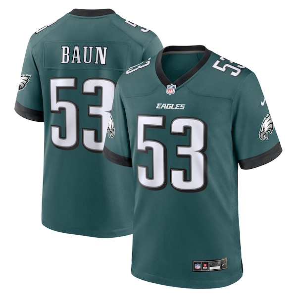 Zach Baun Philadelphia Eagles Nike  Game Jersey - Midnight Green