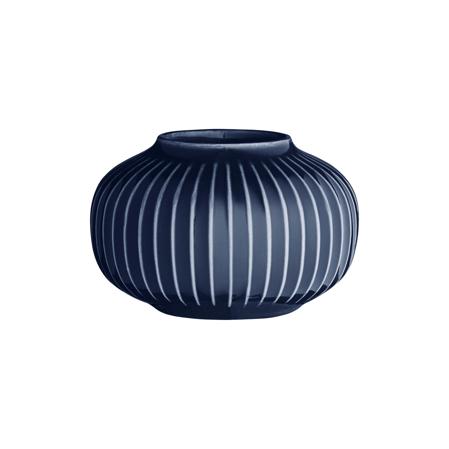 Hammershøi fyrfadsstage, indigo