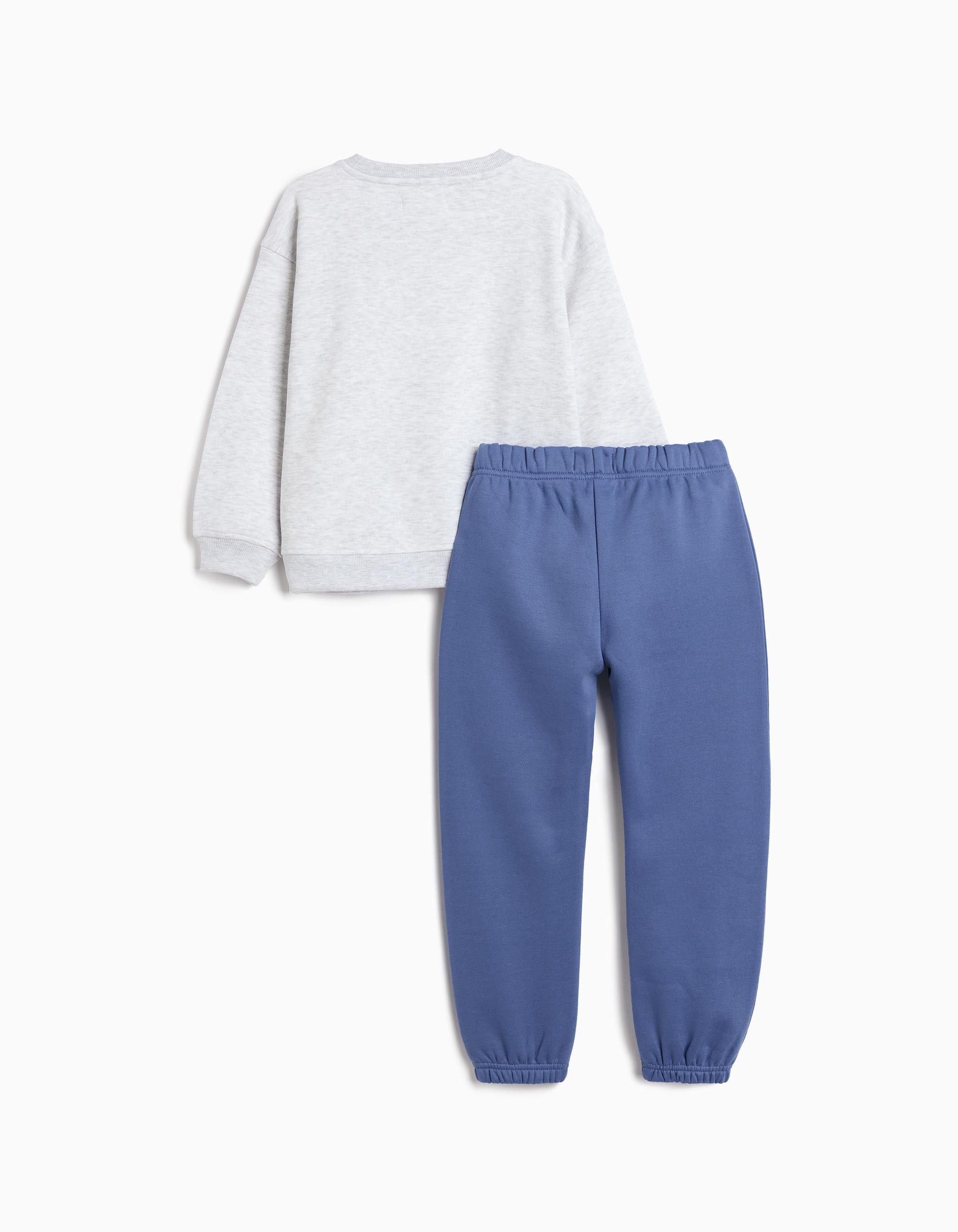 Conjunto de Jogging, Menino, Cinzento Claro