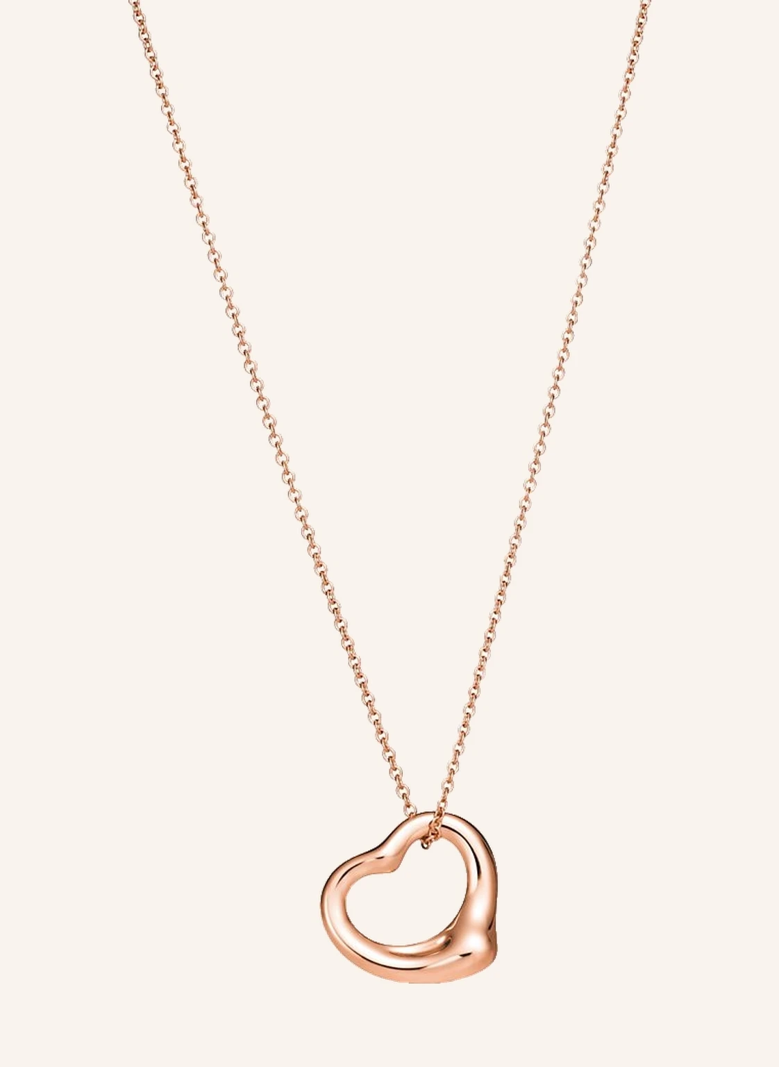 TIFFANY & Co. Halskette ELSA PERETTI® OPEN HEART aus 18 Karat Roségold