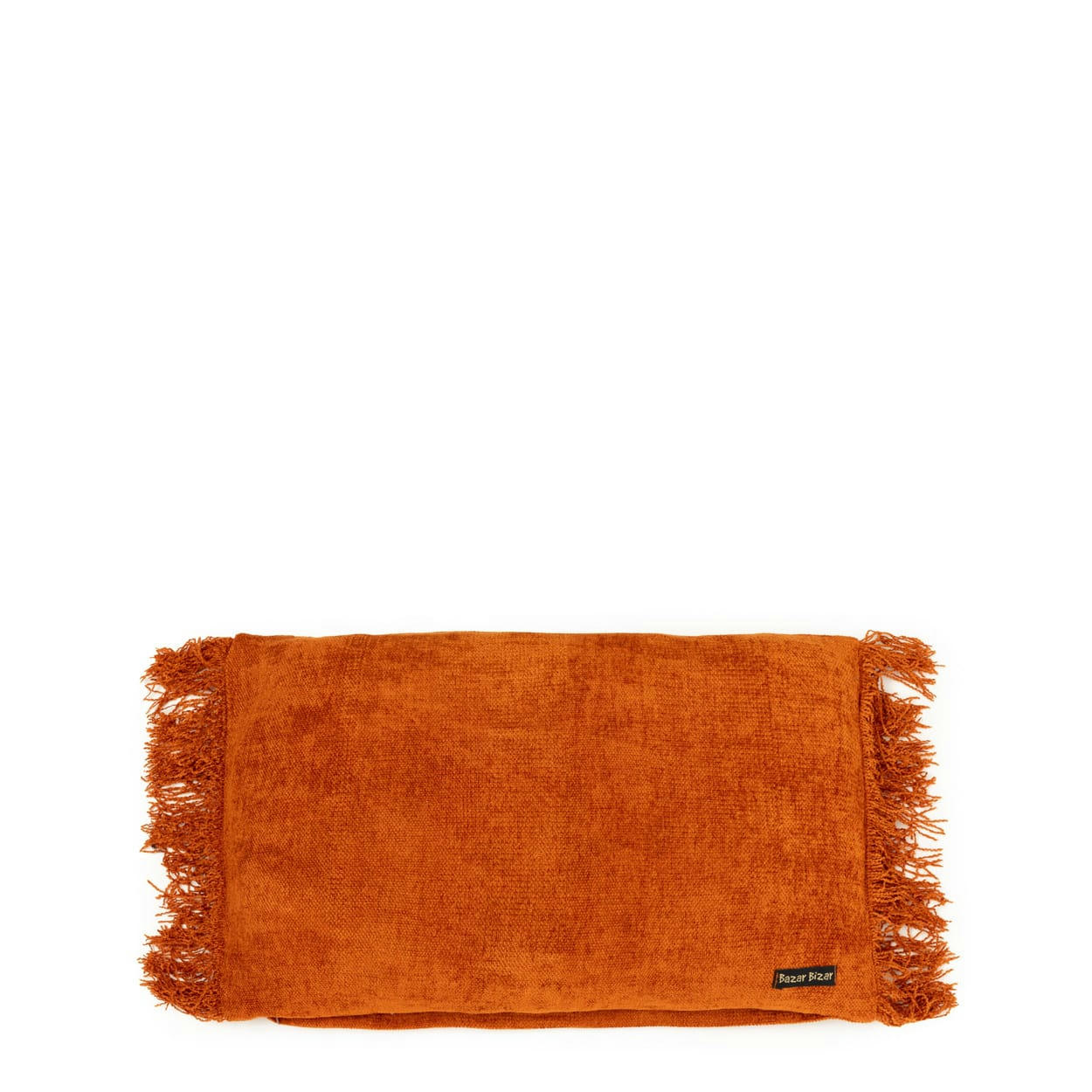 OH MY GEE - Coussin en velours orange 30x50