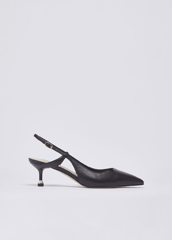 Slingback in nappa