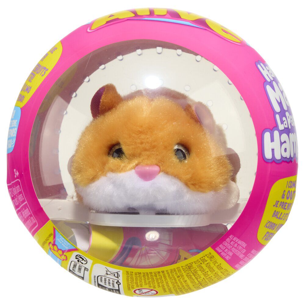 oeuf surprise peluche Hamstermania Ø11,5xH11,5cm (4 modèles)